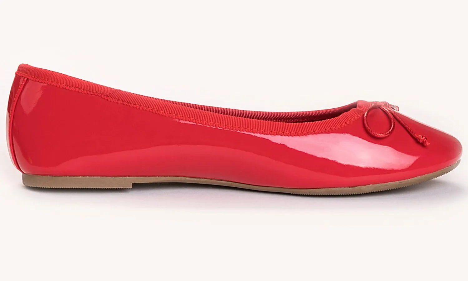 FEVERSOLE Women's Macaroon Colorful Memory Foam Cushion Insock Patent Ballet Flat