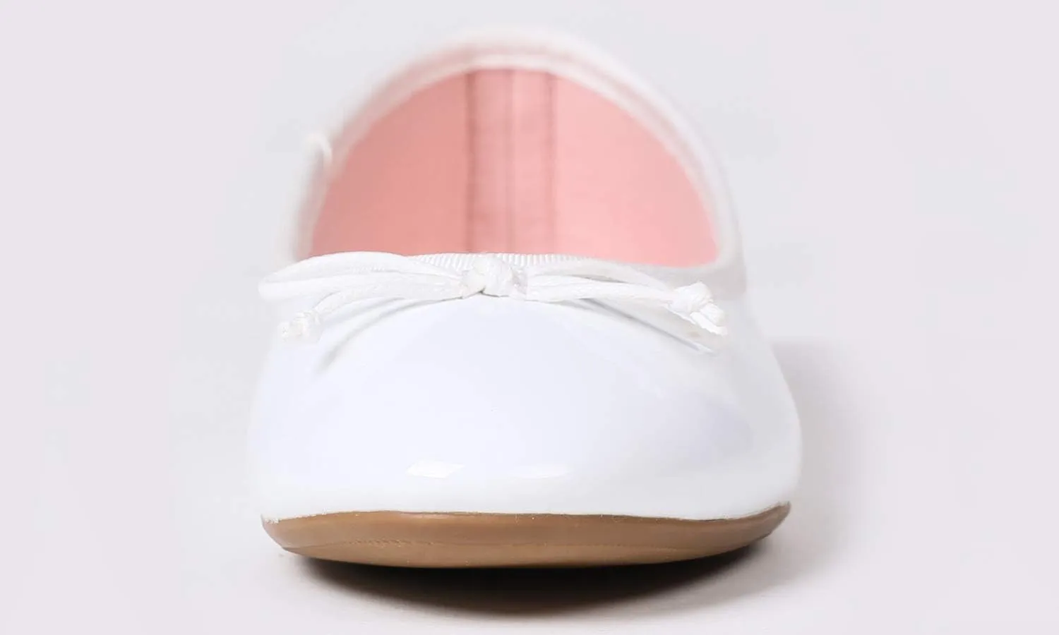 FEVERSOLE Women's Macaroon Colorful Memory Foam Cushion Insock Patent Ballet Flat
