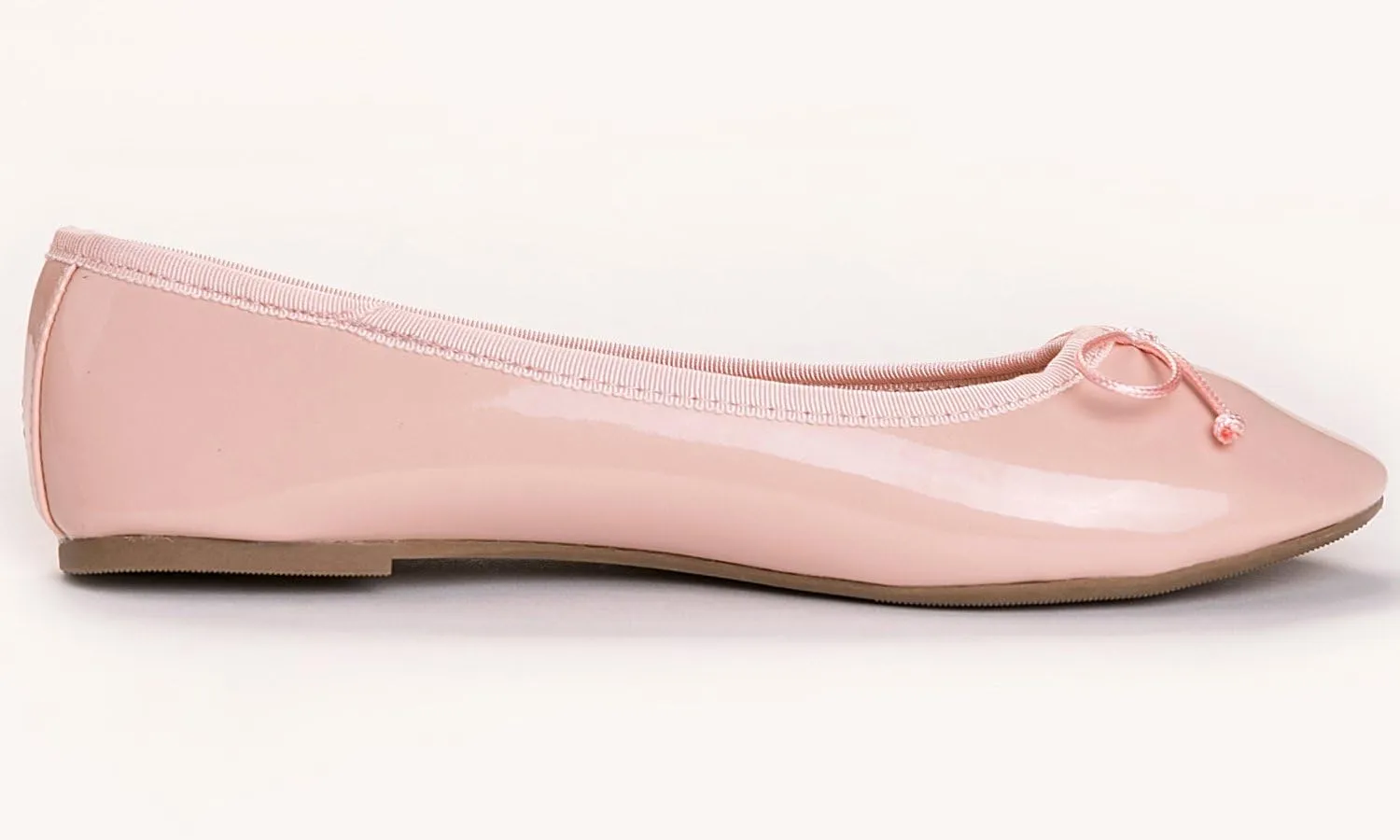 FEVERSOLE Women's Macaroon Colorful Memory Foam Cushion Insock Patent Ballet Flat