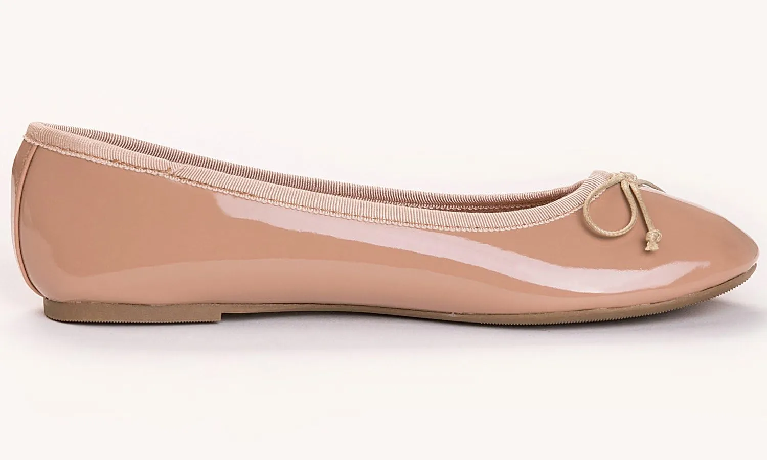 FEVERSOLE Women's Macaroon Colorful Memory Foam Cushion Insock Patent Ballet Flat