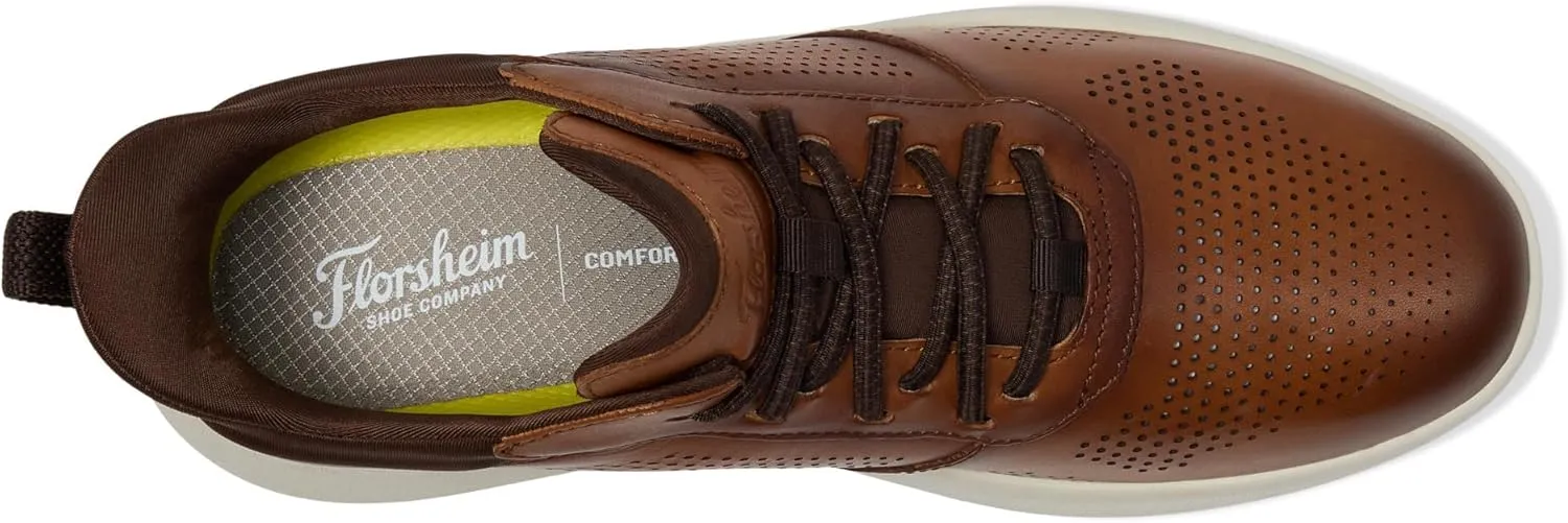 Florsheim Men's Fleet Perf Toe Elastic Lace Sneakers