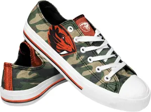 FOCO NCAA Womens NCAA College Team Logo Fashion Low Top Canvas Sneakers Shoes