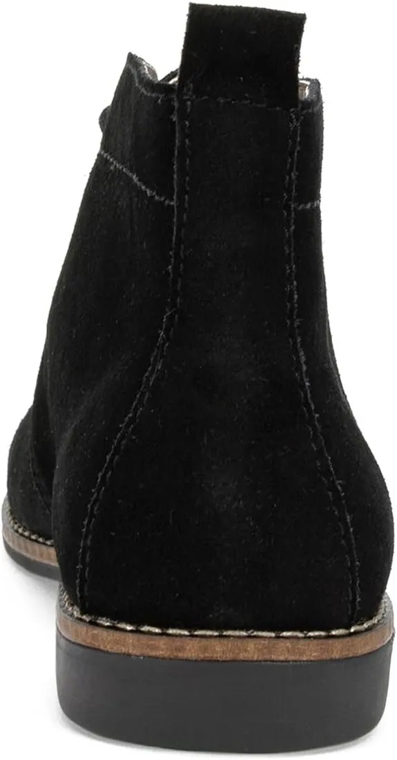 FOWT Women Stylish Lace-up Ankle Boots Round Toe Comfortable Low Heel Flat Dress Booties Ladies Casual Vacation Leisure Shoes Size 4-16 US
