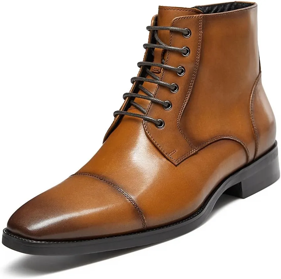 GIFENNSE Mens Dress Boots Formal Chelsea Boots for Men