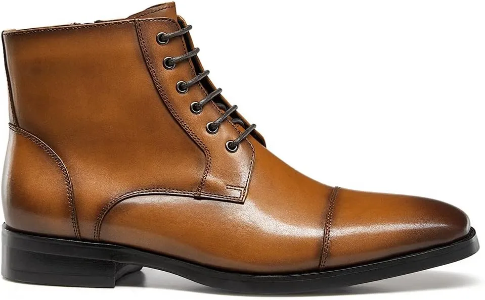 GIFENNSE Mens Dress Boots Formal Chelsea Boots for Men