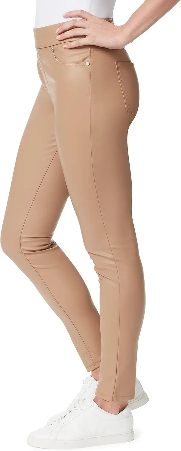 Gloria Vanderbilt Women's Avery Ponte Slim Pull on Pant