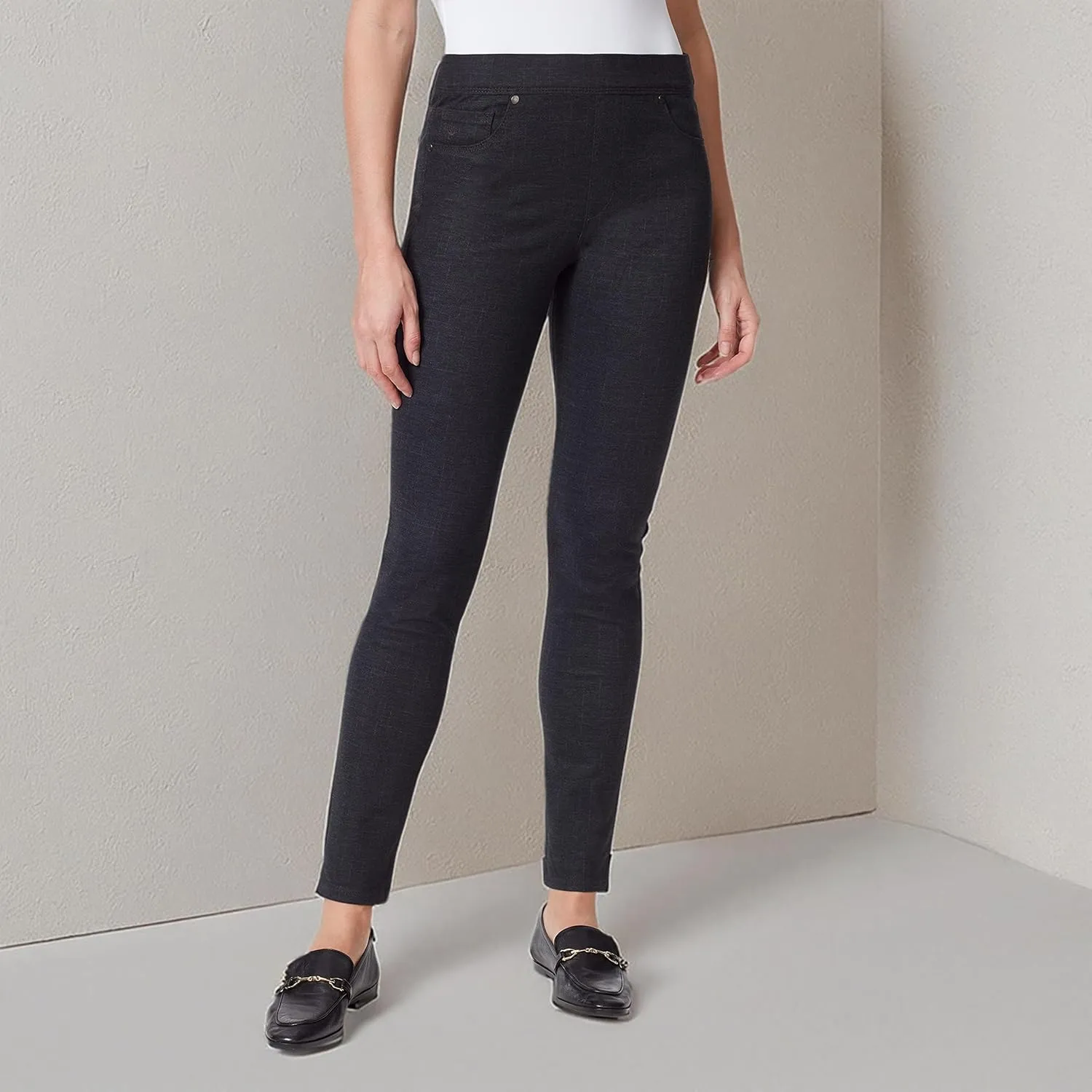 Gloria Vanderbilt Women's Avery Ponte Slim Pull on Pant
