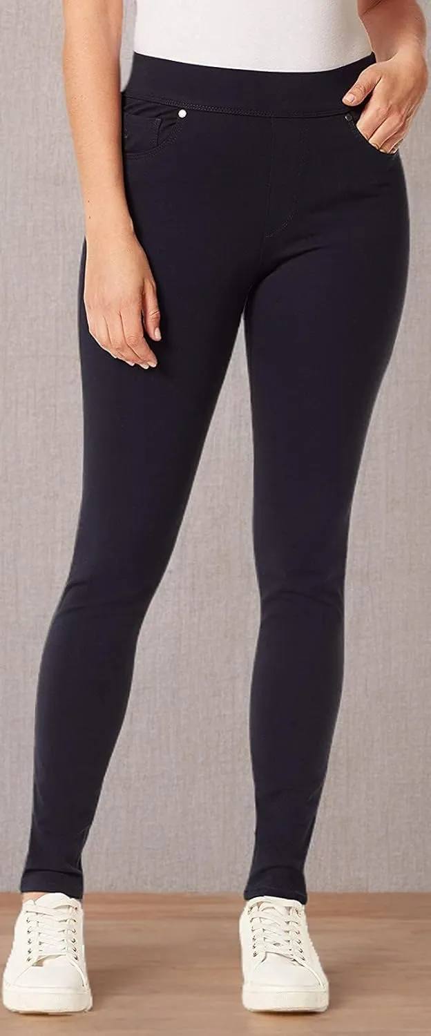 Gloria Vanderbilt Women's Avery Ponte Slim Pull on Pant