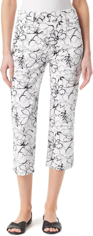Gloria Vanderbilt Women's Shape Effect Pull on High Rise Straight Leg Capri Standard