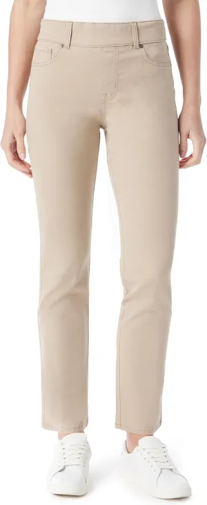 Gloria Vanderbilt Women's Shape Effect Pull on High Rise Straight Leg Jean Standard