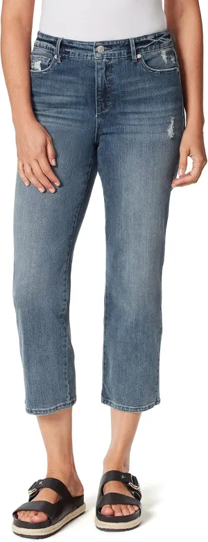 Gloria Vanderbilt Women's Slim Straight Leg Crop Standard