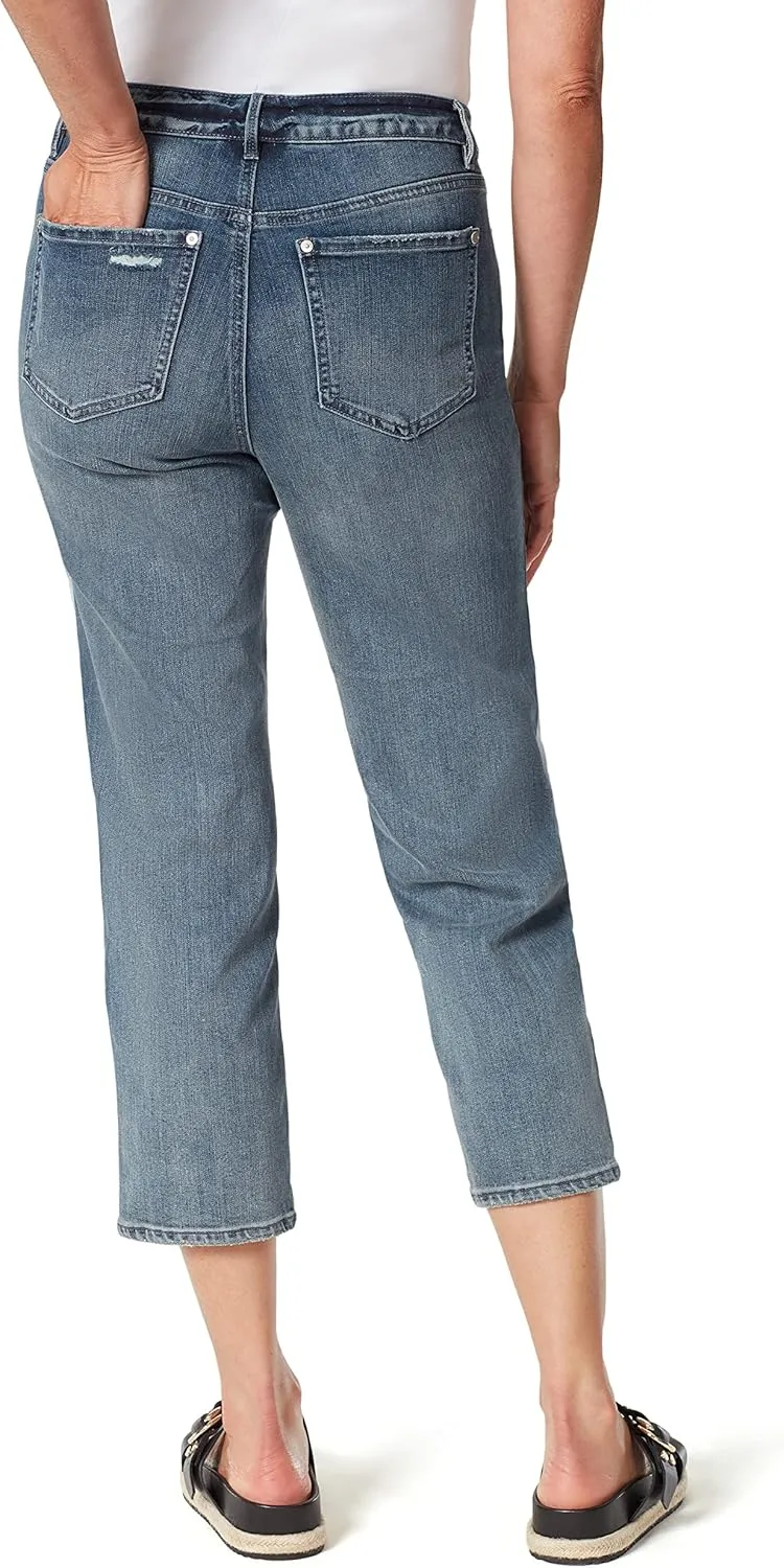 Gloria Vanderbilt Women's Slim Straight Leg Crop Standard