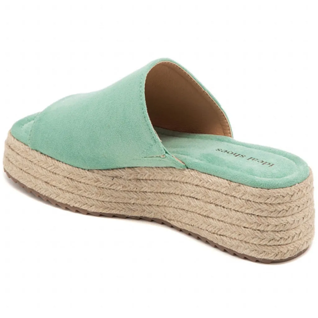 Hailey plateau sandaler 5937 - Green