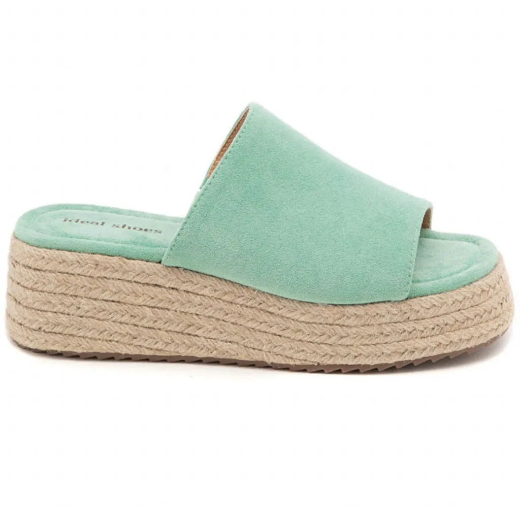 Hailey plateau sandaler 5937 - Green