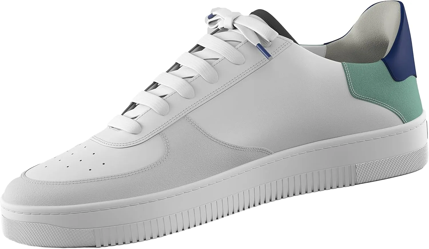 Handmade Men's Acqua Bold Series Sneaker | Acqua Bold Sneakers Shoes for Men - Classic Premium Italian Leather Walking & Casual Fashion Sneakers Shoes with Comfort Lace Up