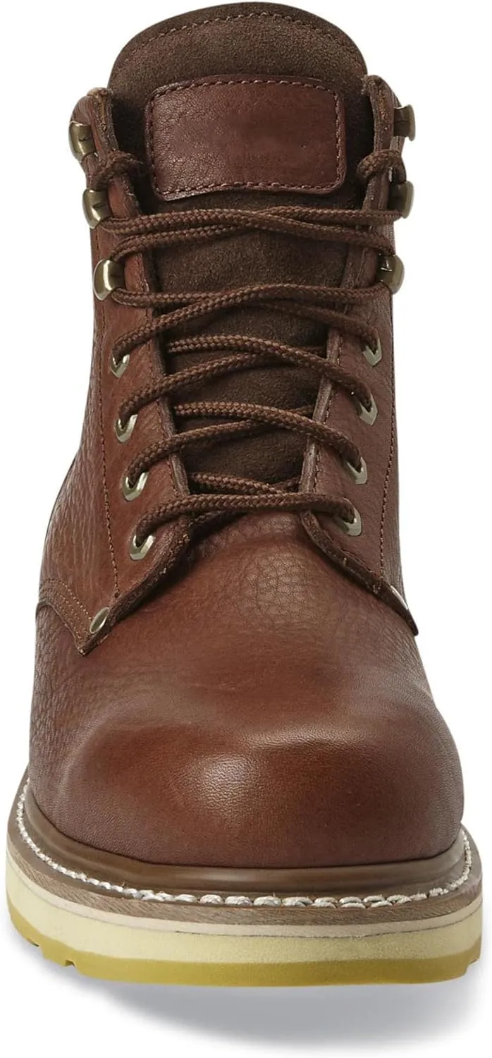 HANDPOINT Men's Stylish Classic 6" Soft Toe EH Work Boots - Brown 84984