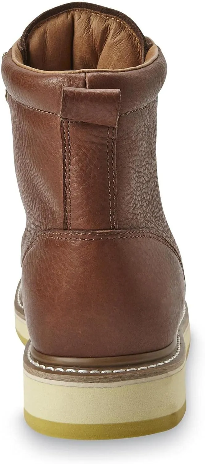 HANDPOINT Men's Stylish Classic 6" Soft Toe EH Work Boots - Brown 84984