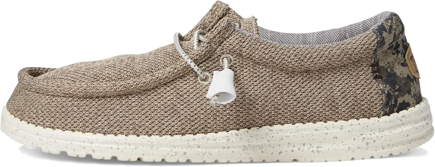 Hey Dude Men's Wally Stretch | Men's Loafers | Comfortable & Light-Weight