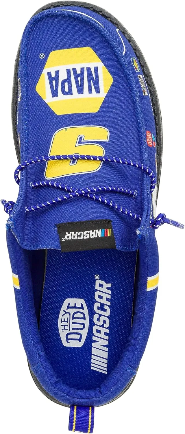 HEYDUDE X NASCAR, Men's Slip-on Loafers, Comfortable & Light-Weight