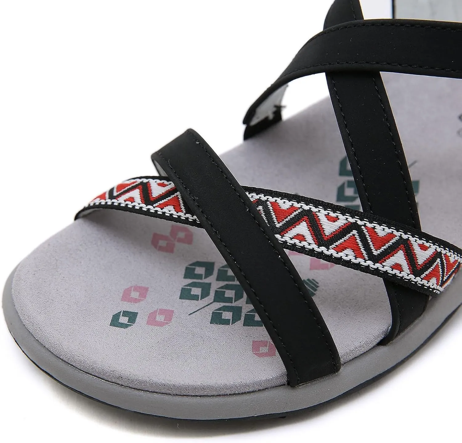 Hiking Sandals Women Waterproof Sport Sandals Straps with Adjustable Hooks Arch Support Beach Vacation Casual Camping