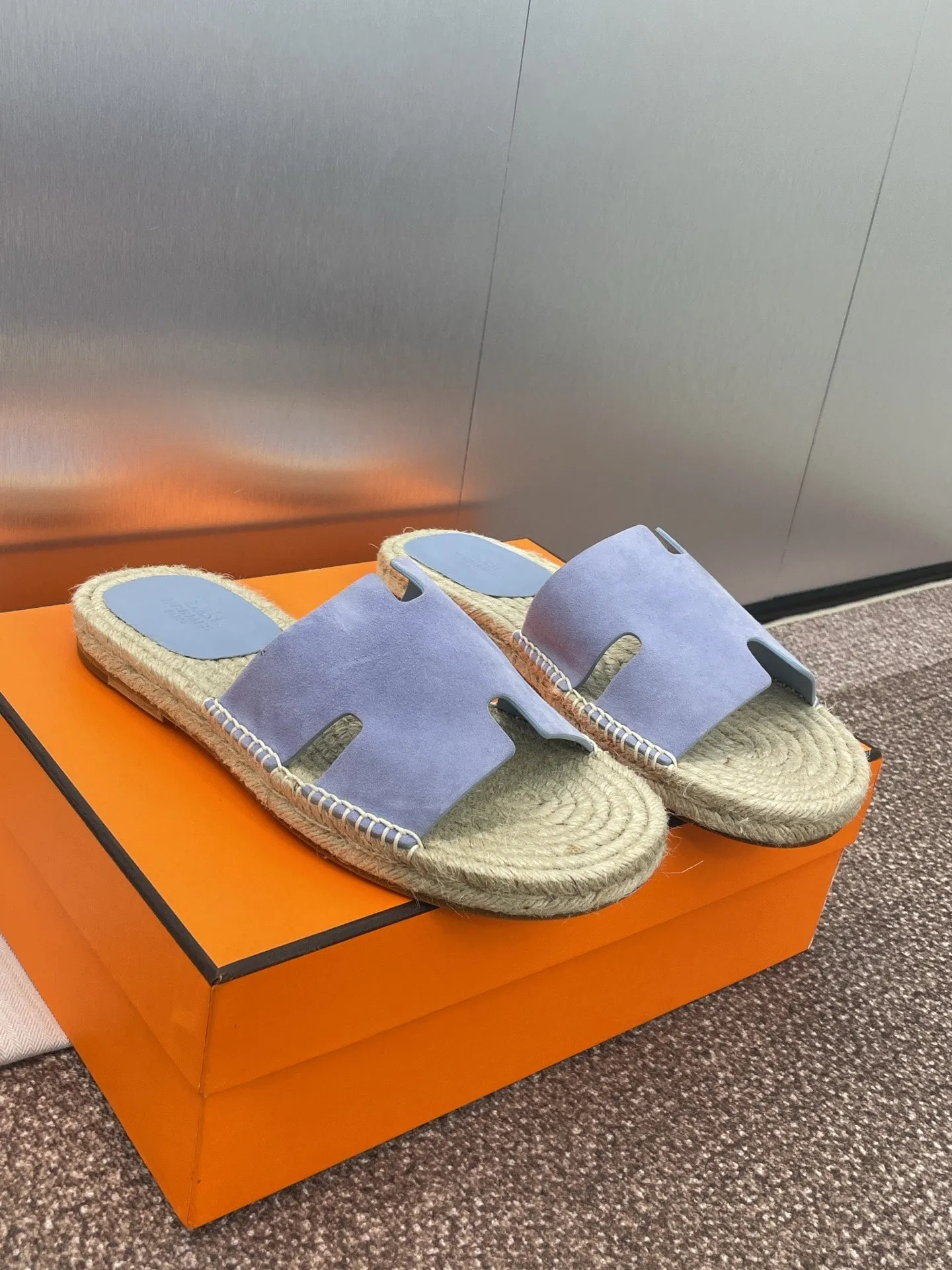 HM 25 Antigua Espadrilles Cloud Blue Suede