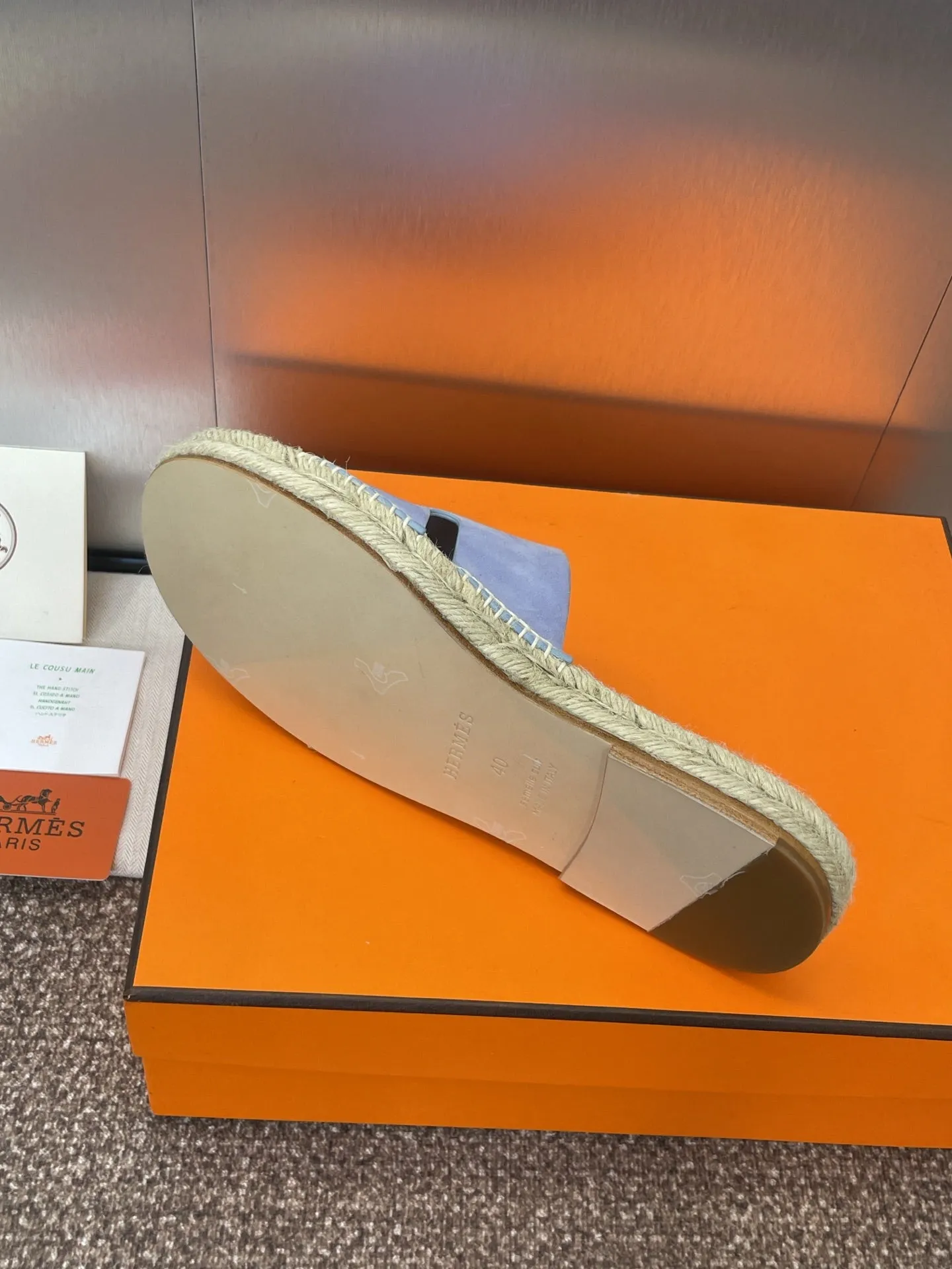 HM 25 Antigua Espadrilles Cloud Blue Suede