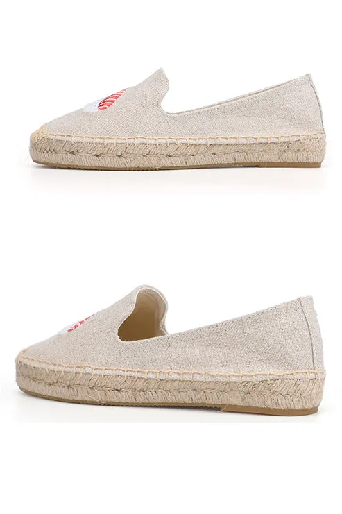 I'm soy glad we're friends espadrilles