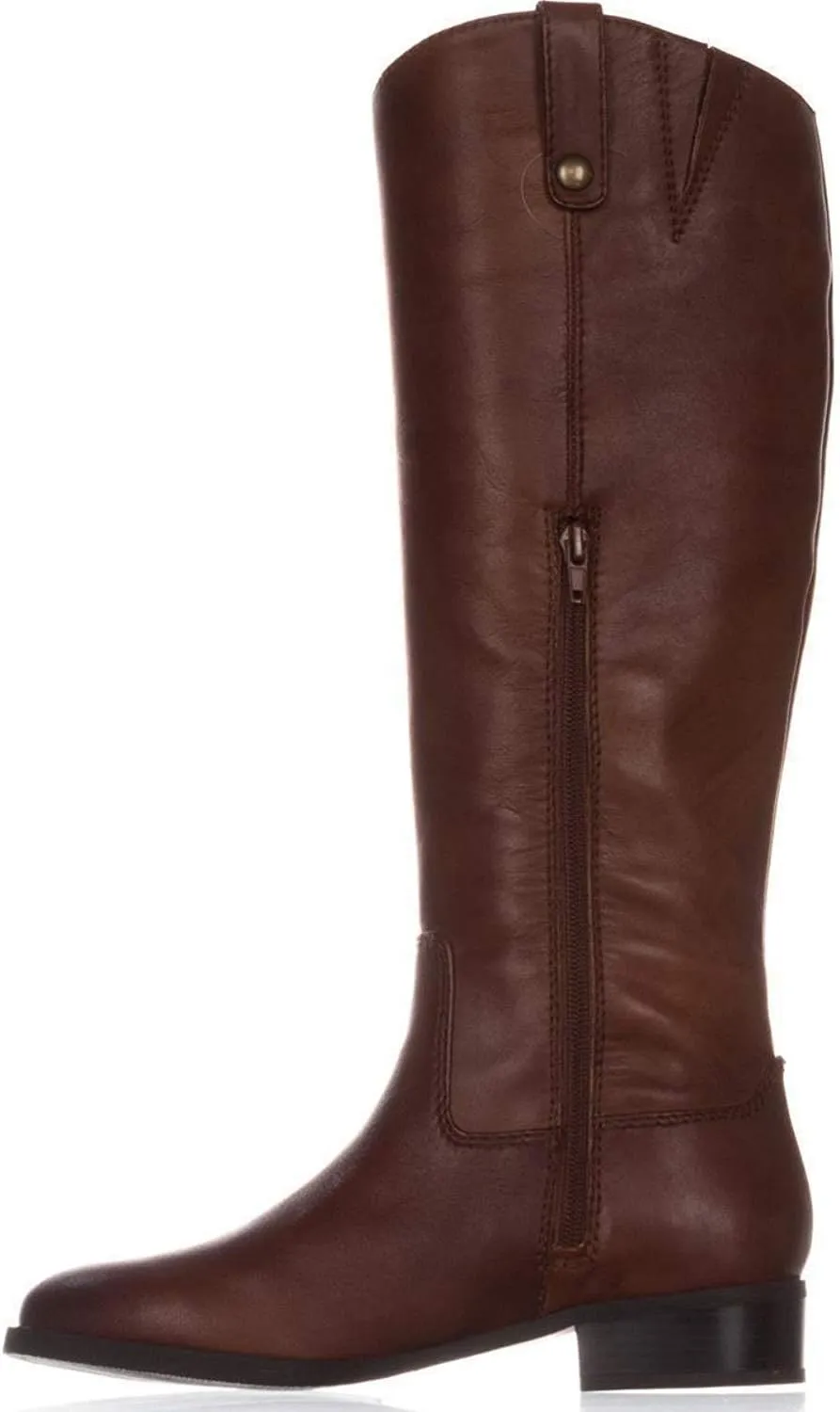 INC Womens Fawne Leather Knee-High Riding Boots
