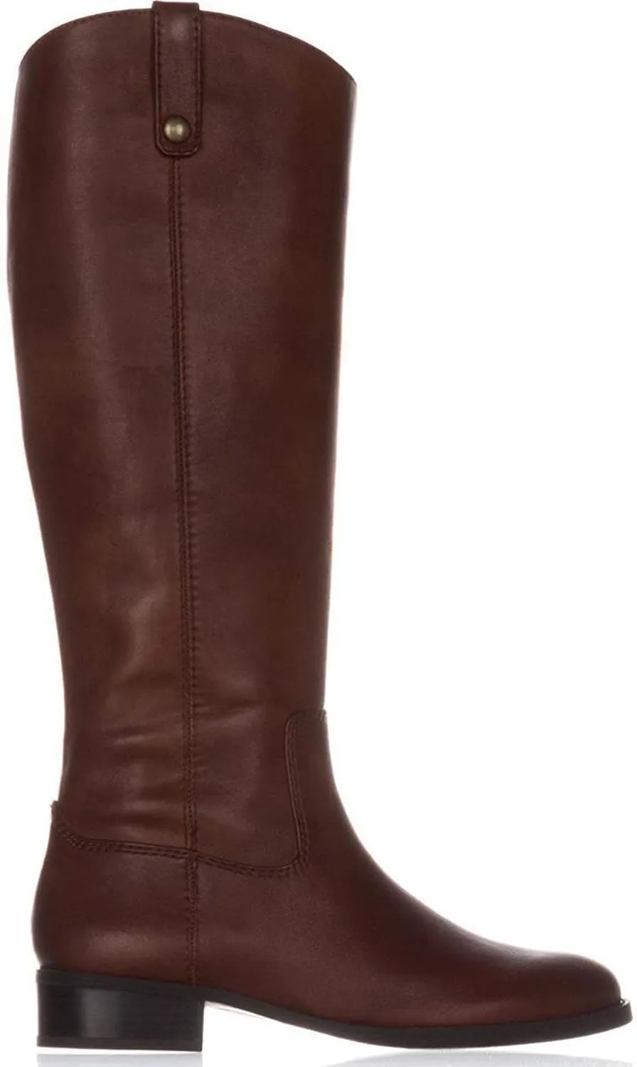 INC Womens Fawne Leather Knee-High Riding Boots
