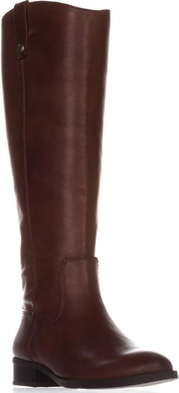INC Womens Fawne Leather Knee-High Riding Boots