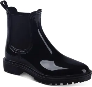 INC Womens Rylien Patent Pull On Rain Boots