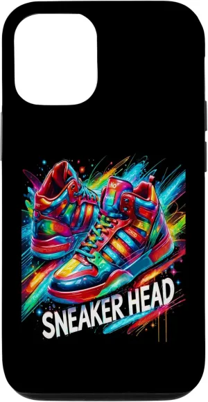 iPhone 14 Sneaker Head Urban Streetwear Retro Kicks Enthusiast Case