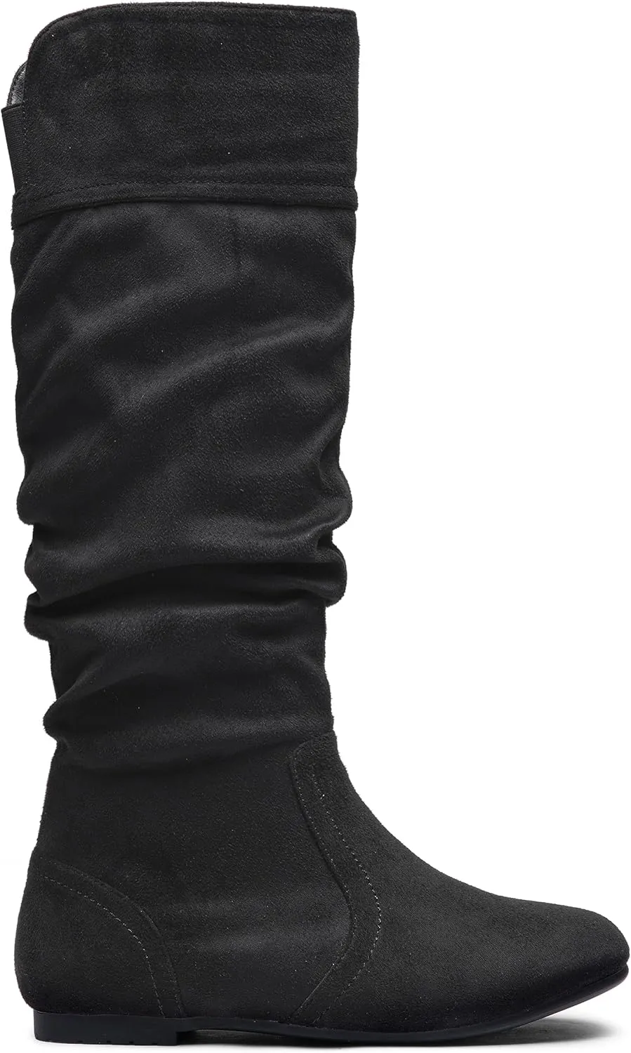 Jeossy Women's 9601 Knee High Boots Tall Slouch Boots with Inside Zipper