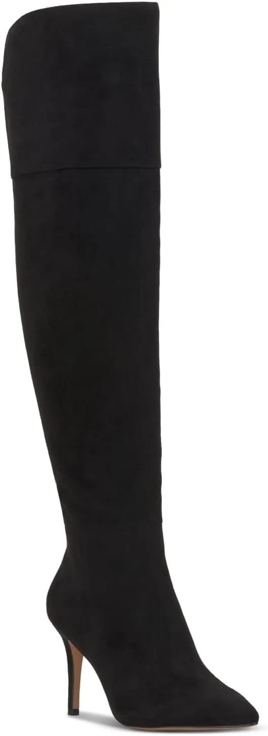 Jessica Simpson Womens Adysen Zipper Pointed Toe Over-The-Knee Boots