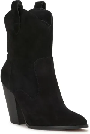 Jessica Simpson Womens Cissely 2 Suede Heels Cowboy, Western Boots