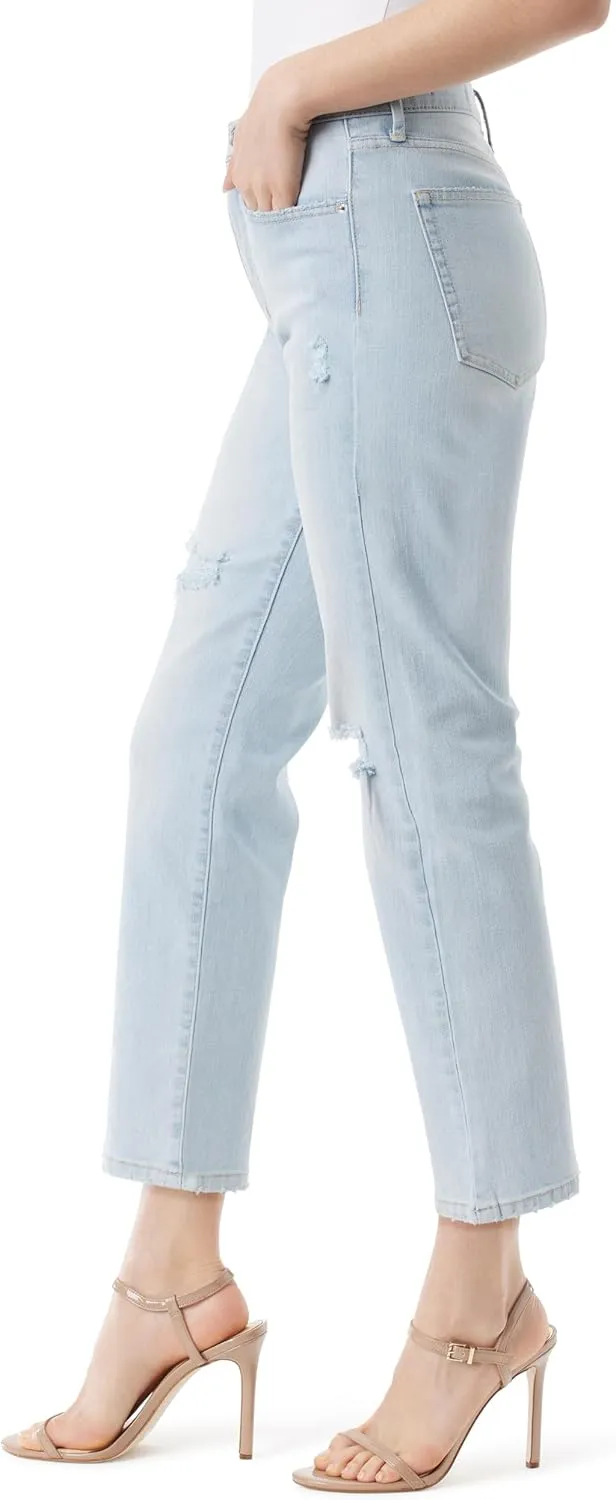 Jessica Simpson Women's Harmony High Rise Slim Straight Ankle Standard