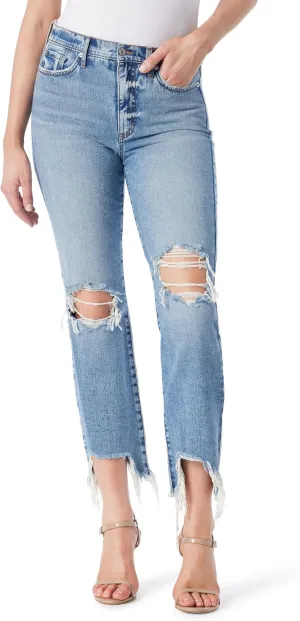Jessica Simpson Women's Harmony High Rise Slim Straight Ankle Standard