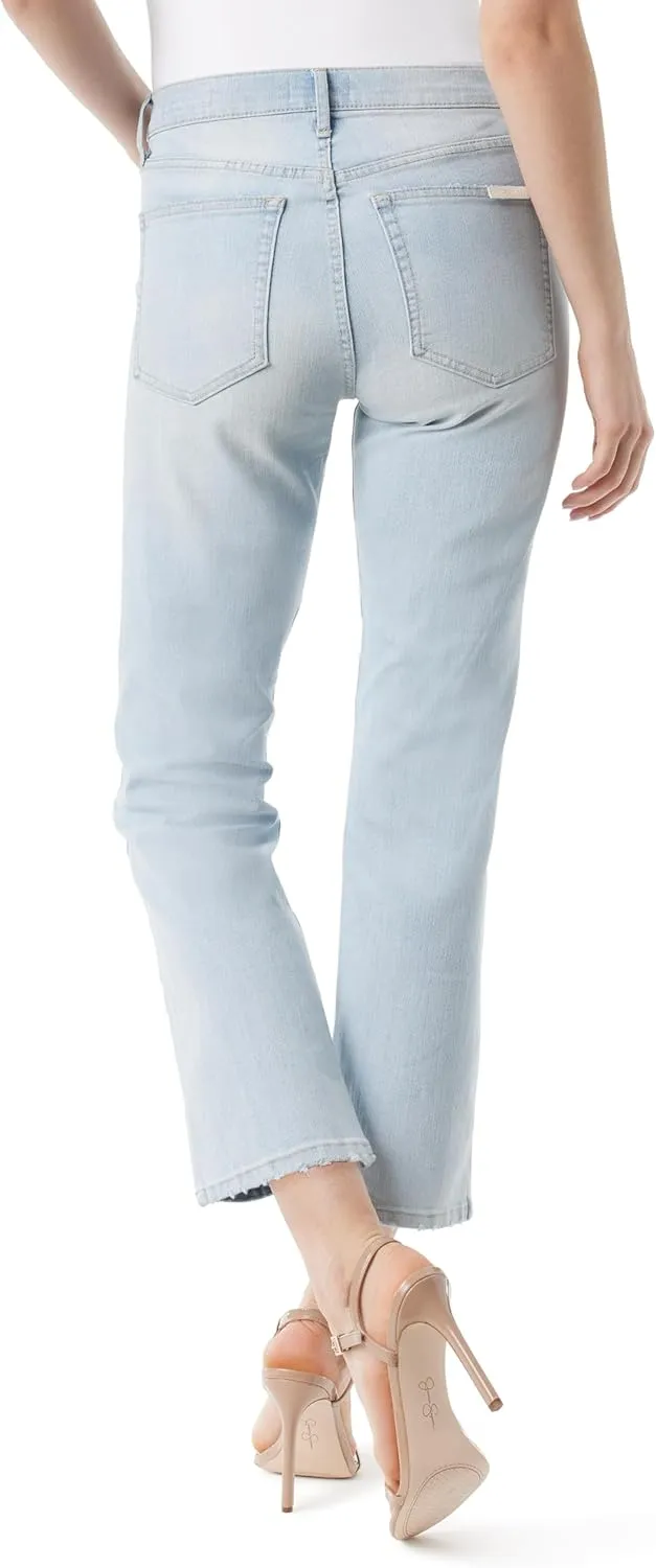 Jessica Simpson Women's Harmony High Rise Slim Straight Ankle Standard