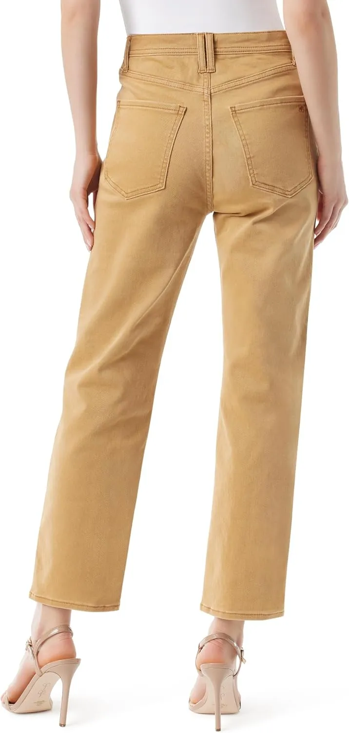 Jessica Simpson Women's High Rise Slim Straight Front Cargo Ankle Standard