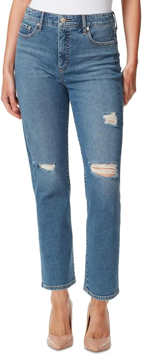 Jessica Simpson Women's Spotlight High Rise Slim Straight Ankle