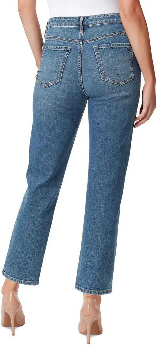Jessica Simpson Women's Spotlight High Rise Slim Straight Ankle