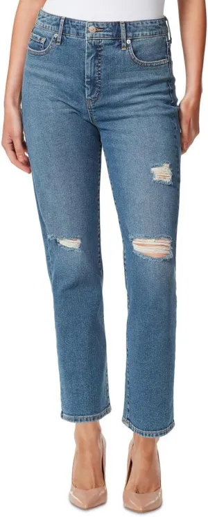 Jessica Simpson Women's Spotlight High Rise Slim Straight Ankle