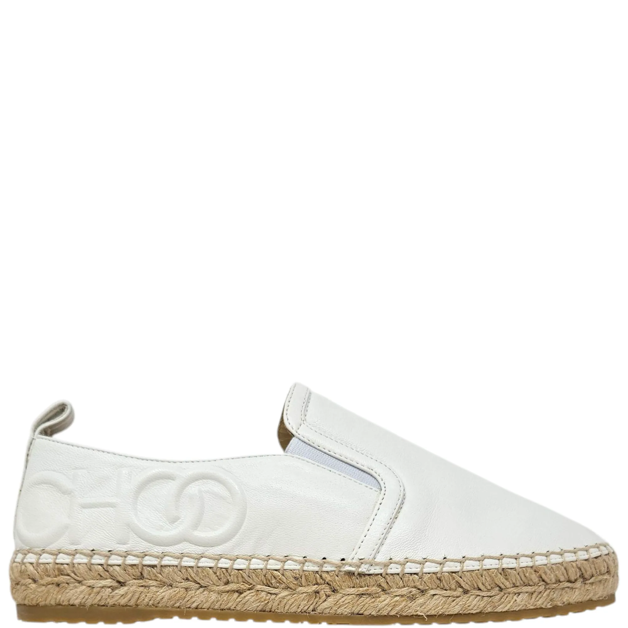 Jimmy Choo "Lichi" Leather Espadrilles - Size 37/7