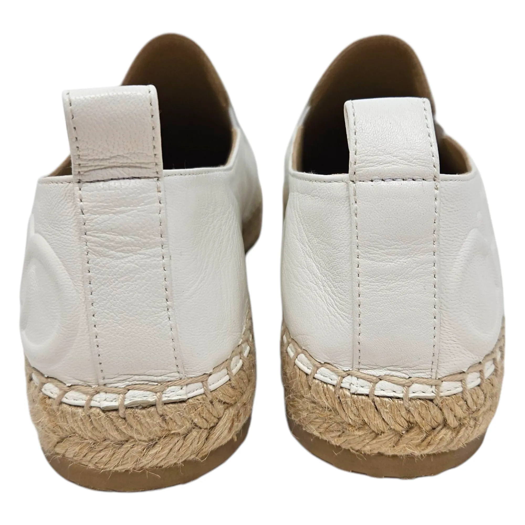 Jimmy Choo "Lichi" Leather Espadrilles - Size 37/7