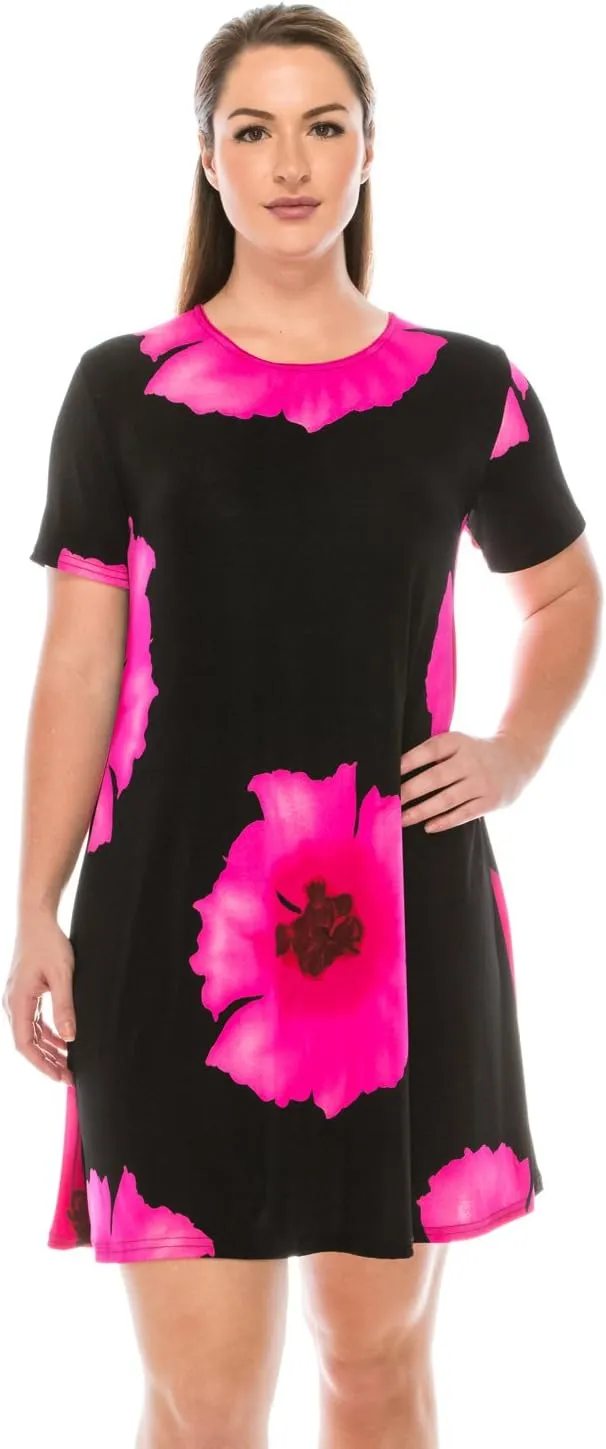 Jostar Print Missy Dress Short Sleeve - 7004BN-SRP1
