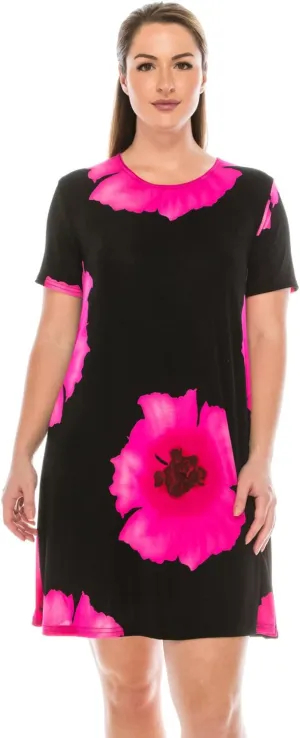 Jostar Print Missy Dress Short Sleeve - 7004BN-SRP1
