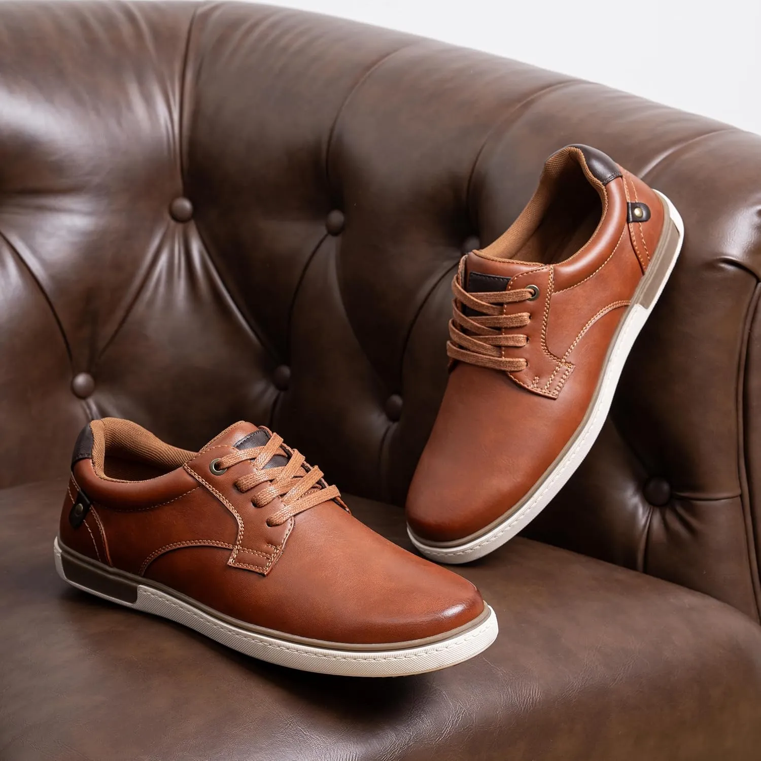 Jousen Mens Casual Dress Shoes Fashion Sneakers