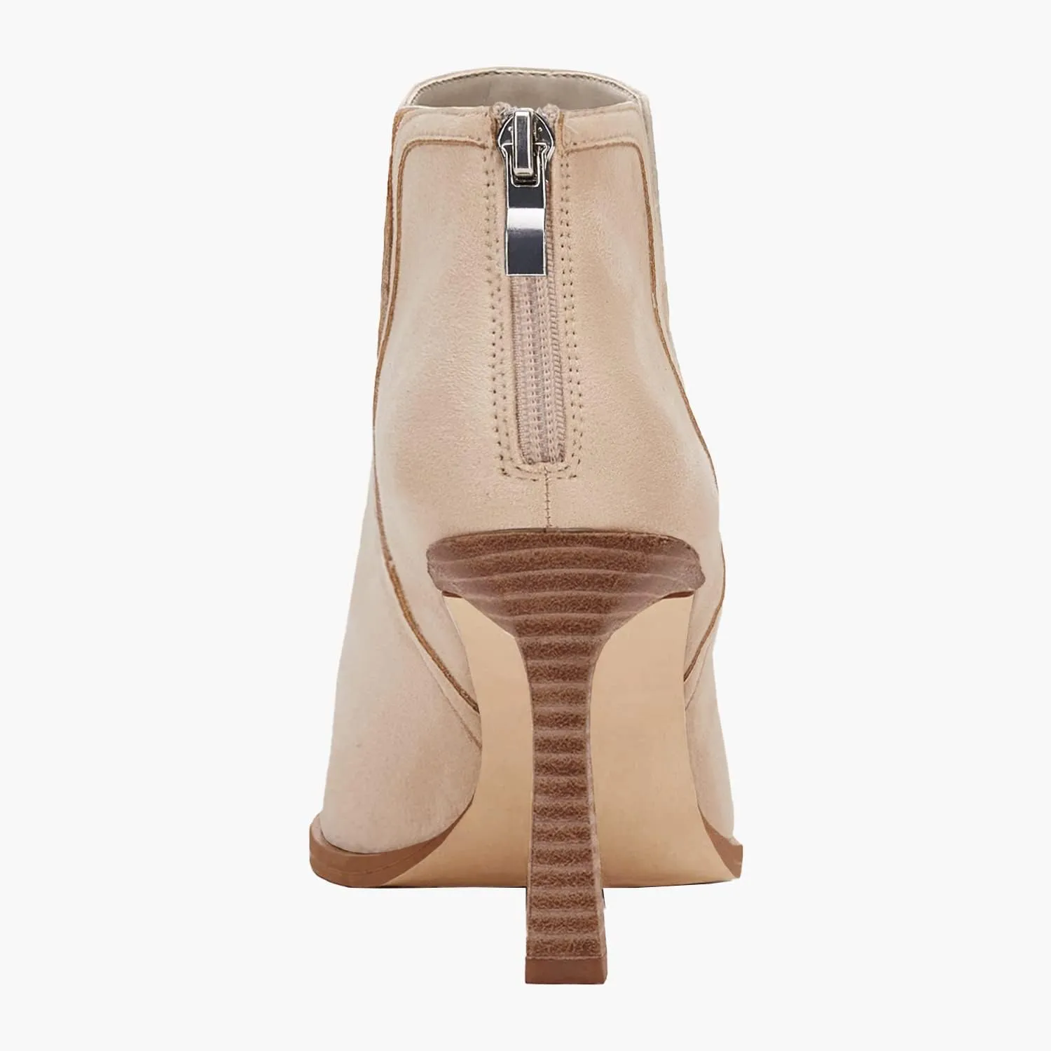 Juliet Holy Womens High Heel Booties Pointed Toe V Cut Back Zipper Short Dress Ankle Boots