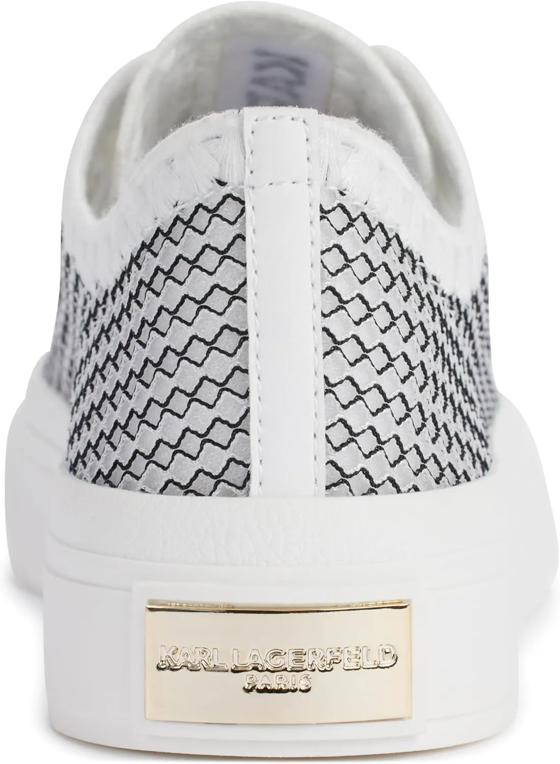 Karl Lagerfeld Paris Women's Cushioned Insole Everyday Giddeon-Lace Up Sneaker