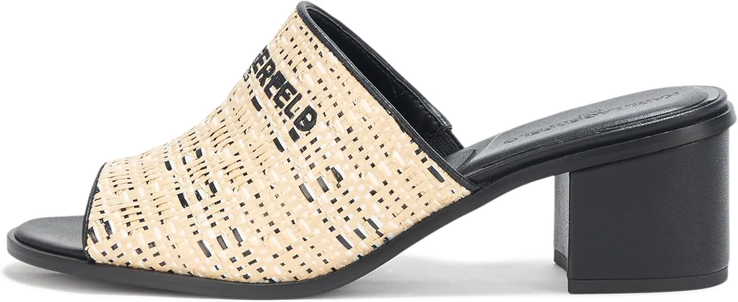 Karl Lagerfeld Paris Women's Everyday Cushioned Insole Harford-Sandal Mule Wedge